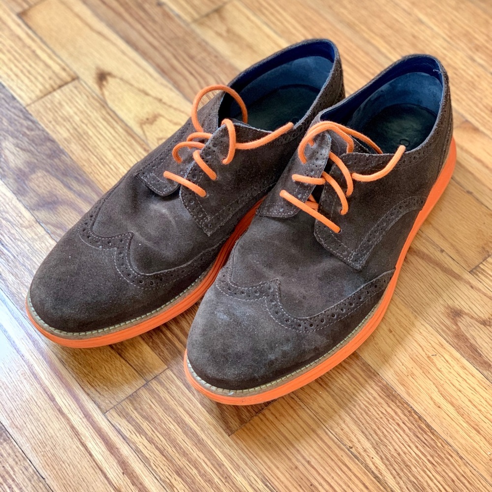 Cole Haan suede oxfords